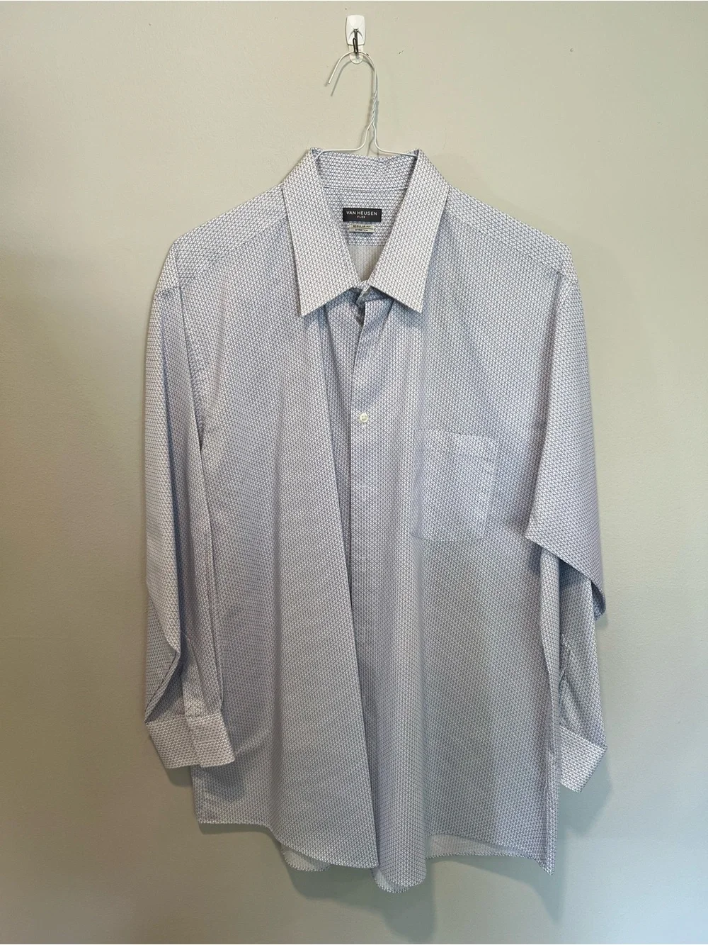 Van Heusen | Shirts | Van Heusen Flex Mens White Blue Geometric Dress Shirt 8 3435 Regular Fit | Poshmark Van Heusen | Shirts | Van Heusen Flex Mens White Blue Geometric Dress Shirt 8 3435 Regular Fit | Poshmark